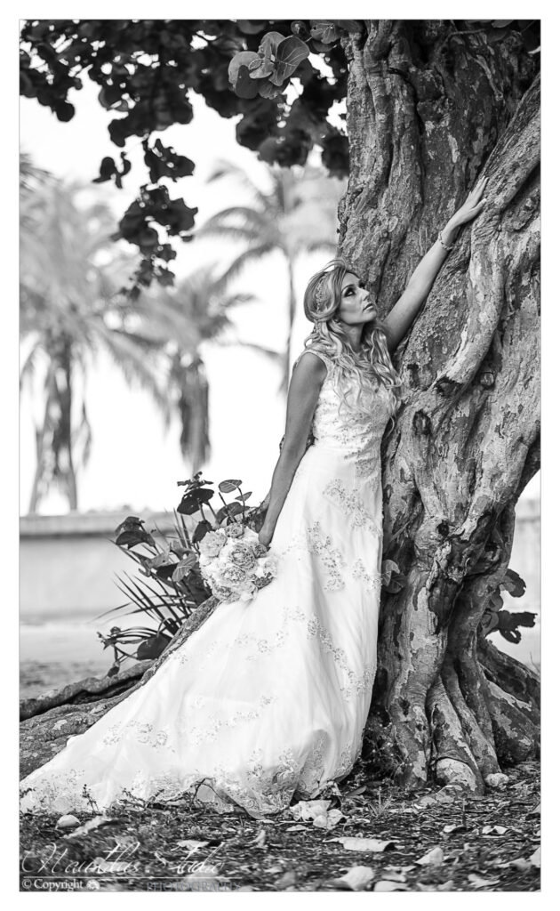 photography key biscayne wedding bridal portrait.