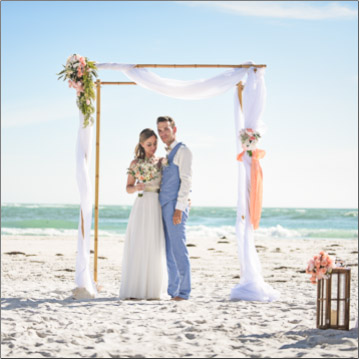 Wedding Coquina Beach photography